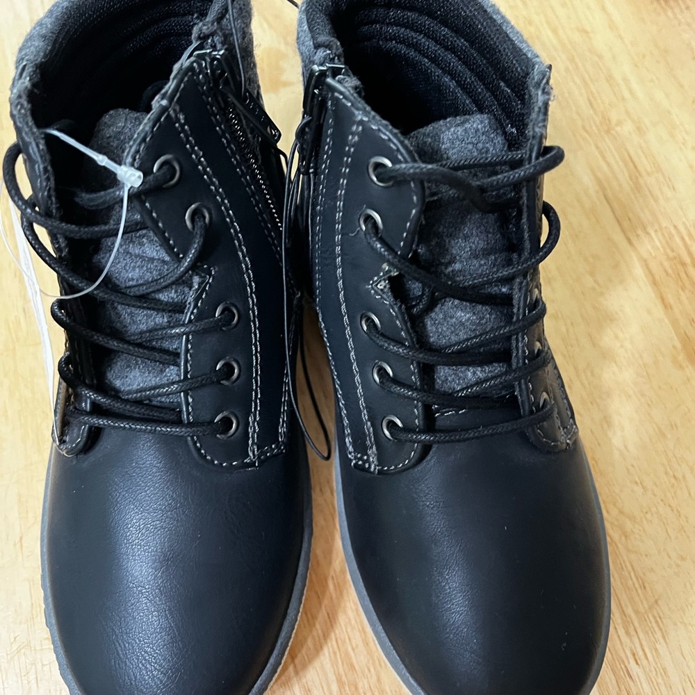 Black Kids Boots size 13